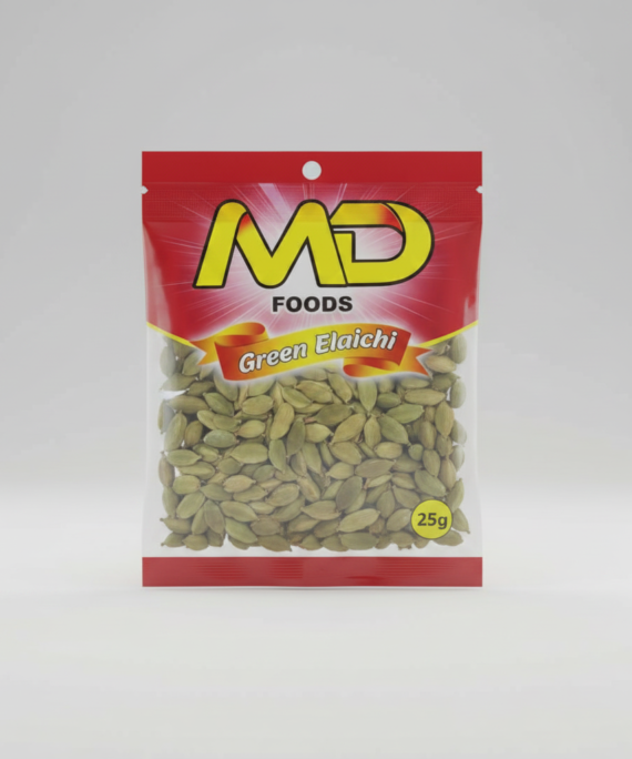 Sabz Elaichi 25g, 50g & 100g – Premium Quality Green Cardamom | MD Foods