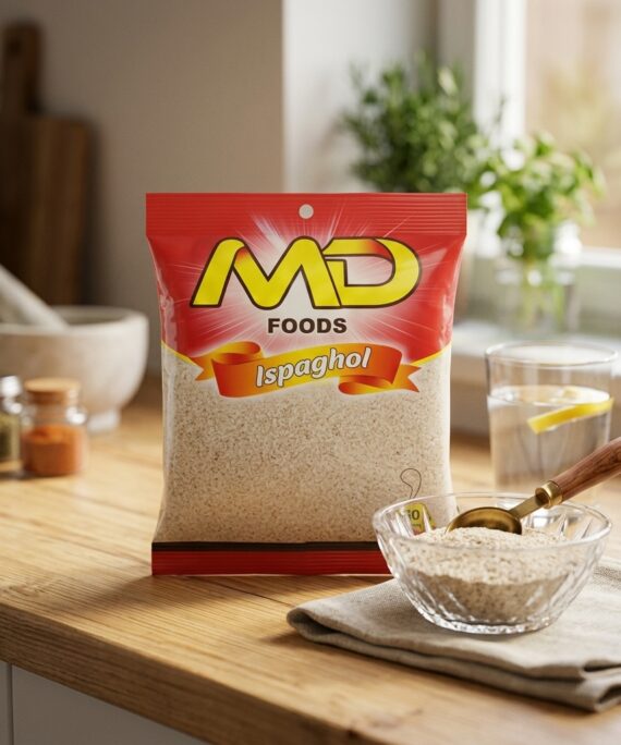 Ispaghol (Psyllium Husk) 50g & 100g – Premium Quality Natural Fiber | MD Foods