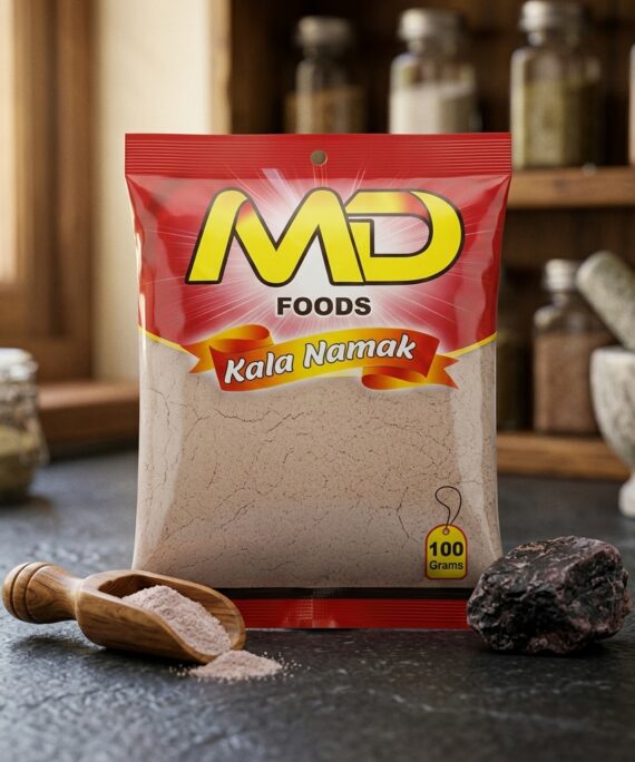 Kala Namak (Black Salt) 100g & 200g – Premium Quality Natural Salt | MD Foods
