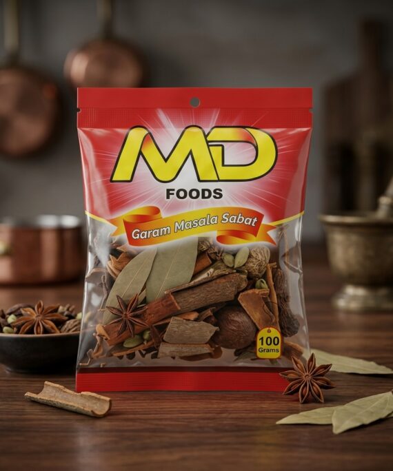 Garam Masala Sabat 100g & 200g – Premium Quality Whole Spice Mix | MD Foods