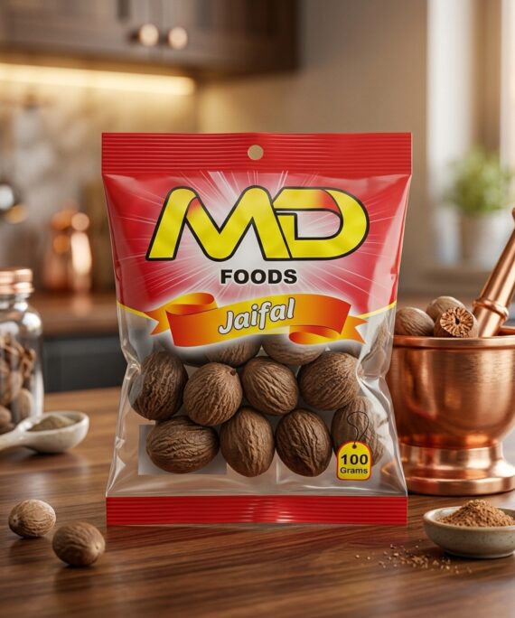 Jaifal (Nutmeg) 50g & 100g – Premium Quality Whole Spice | MD Foods